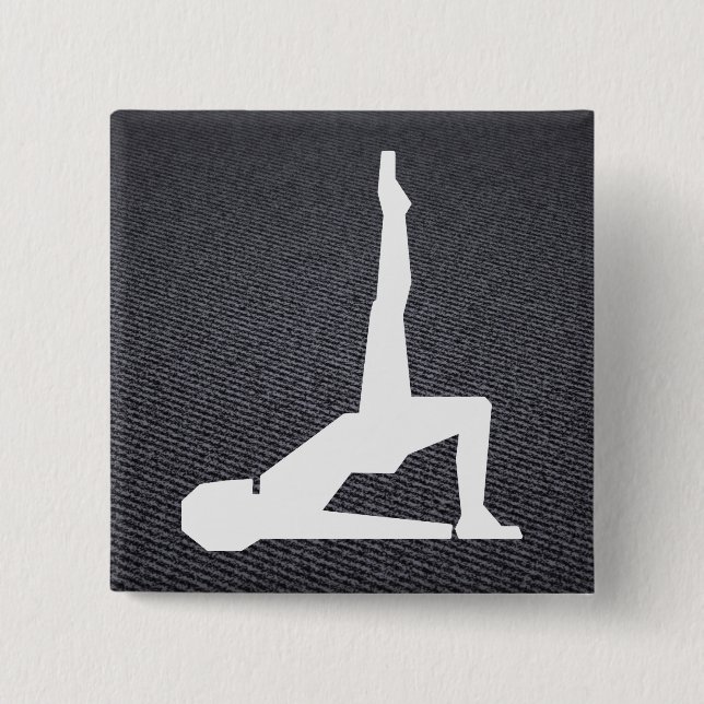 Weibliche Übungen grafisch Button (Vorderseite)