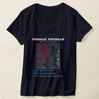Weibliche Veteran T-Shirt