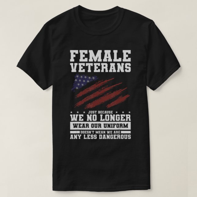 Weibliche Veteranen nur, weil wir unsere EU nicht  T-Shirt (Design vorne)