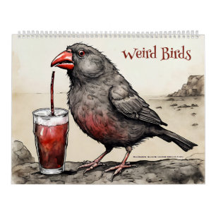 Weibliche Vögel-Kunstkalender Kalender