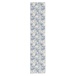 Weibliche Vögel unter Bäumen Tablecloth Kurzer Tischläufer