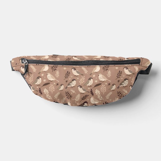 Weibliche Vogelmuster Bauchtasche (Ablage )