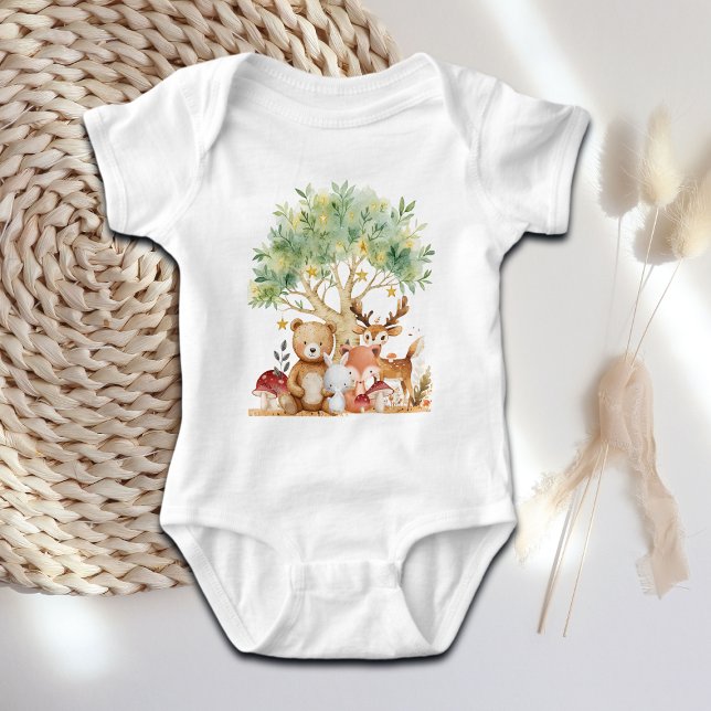 Weibliche Waldtiere Baby Strampler (Von Creator hochgeladen)