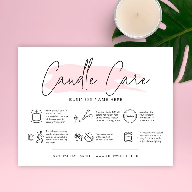 Weibliche Weiblichkeit der Candle Care Card Sicher Dankeskarte (Von Creator hochgeladen)