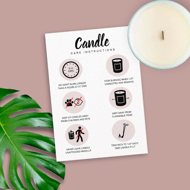 Weibliche Weiblichkeit der Candle Care Card Sicher Visitenkarte (Von Creator hochgeladen)