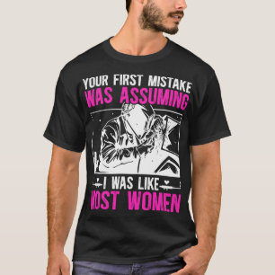 Weibliche Welder Women Welding Girl Funny Welding T-Shirt