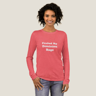 Weibliche Wut Tri-Blend Shirt