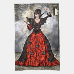 Weiblicher Assistent Handtuch