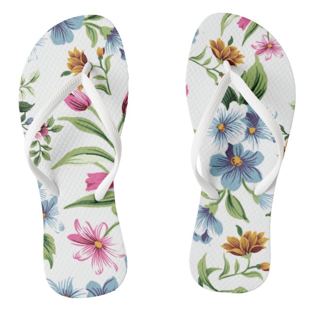 Weiblicher blumen Hausschuh Flip Flops (Fußbett)