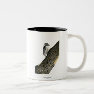 Weiblicher flaumiger Specht - besonders Zweifarbige Tasse