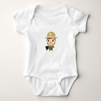 Weiblicher Förster - mein Erhaltungs-Park Baby Strampler