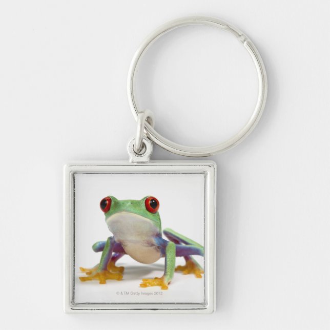 Weiblicher Frosch 2 Schlüsselanhänger (Vorne)