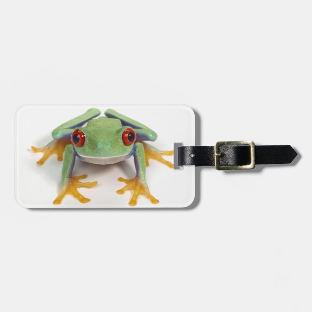 Weiblicher Frosch Gepäckanhänger (Vorderseite horizontal)
