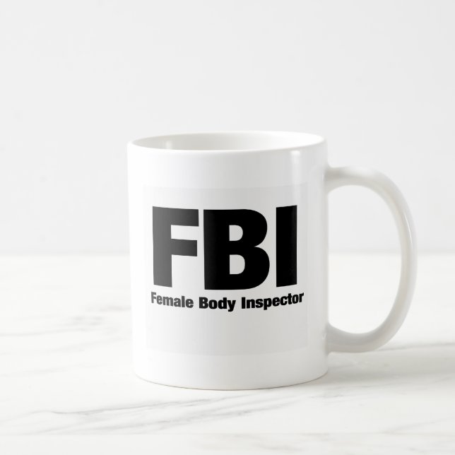 Weiblicher Körper-Inspektor Kaffeetasse (Rechts)