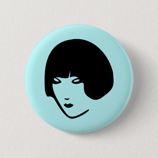 weiblicher Leiter Button (Vorderseite)