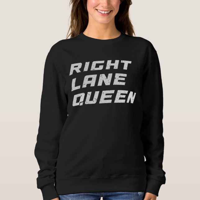 weiblicher LKW-Fahrer Sweatshirt (Vorderseite)