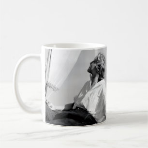 Weiblicher Matrose (Veronica Lake) Schwarz-Weiß-Fo Kaffeetasse