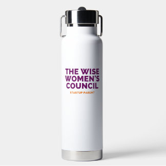 Weiblicher Rat der Frau - Flasche mit isoliertem W