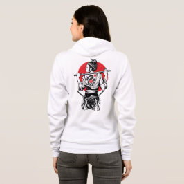 Weiblicher Samurai-Krieger – Dragon Rose Tattoo Ja Hoodie