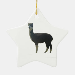 Weibliches Alpaka Keramikornament