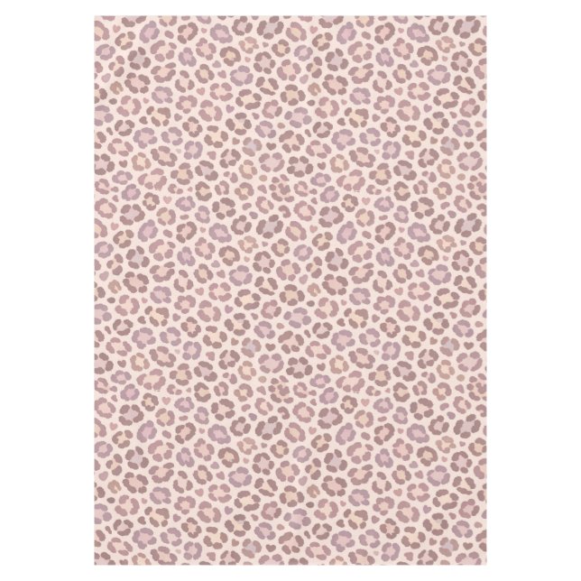 Weibliches Leopardenmuster Tischdecke (Vorderseite)