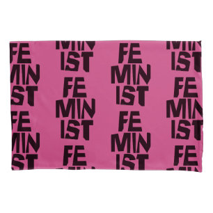 Weibliches Mädchen der feministischen Frauen ich Kissenbezug