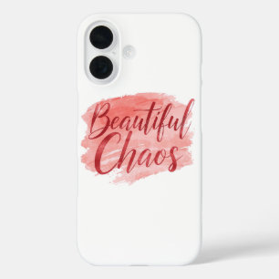 Weibliches Rosa Wasserfarbe Schönes Chaos iPhone 16 Hülle