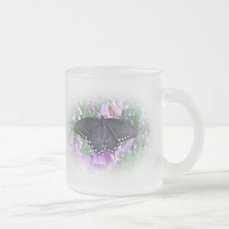 Weibliches Spicebush-Frack Butterfly Mattglastasse