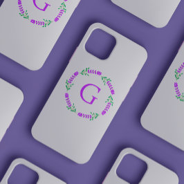 Weibliches und Niedliches Minimalistisches Lavende iPhone 12 Mini Hülle