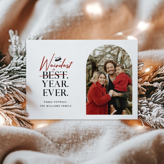 Weiblichste Jahr für Foto Weihnachtskarte Feiertagskarte (Von Creator hochgeladen)