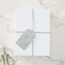 Weich Blau & Rosa Harmonie Geschenkanhänger