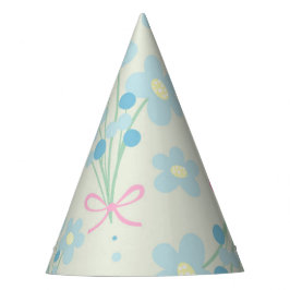 Weich Blau & Rosa Harmonie Partyhütchen