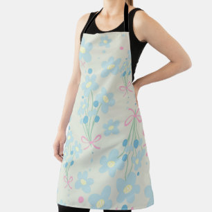 Weich Blau & Rosa Harmonie Schürze