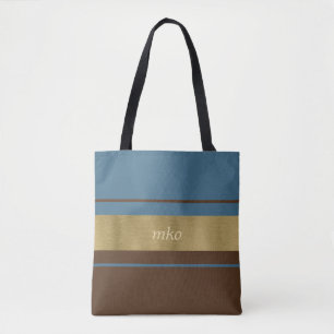 Weich blau und braun tasche