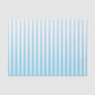 Weich blaue und weiße Streifen Seidenpapier