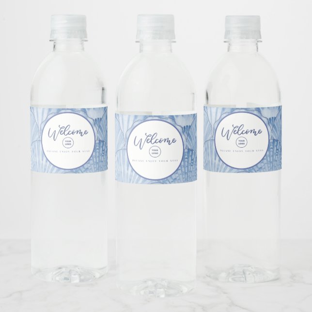 Weich blaue Wasserfarbe Wasserflasche (Flaschen)