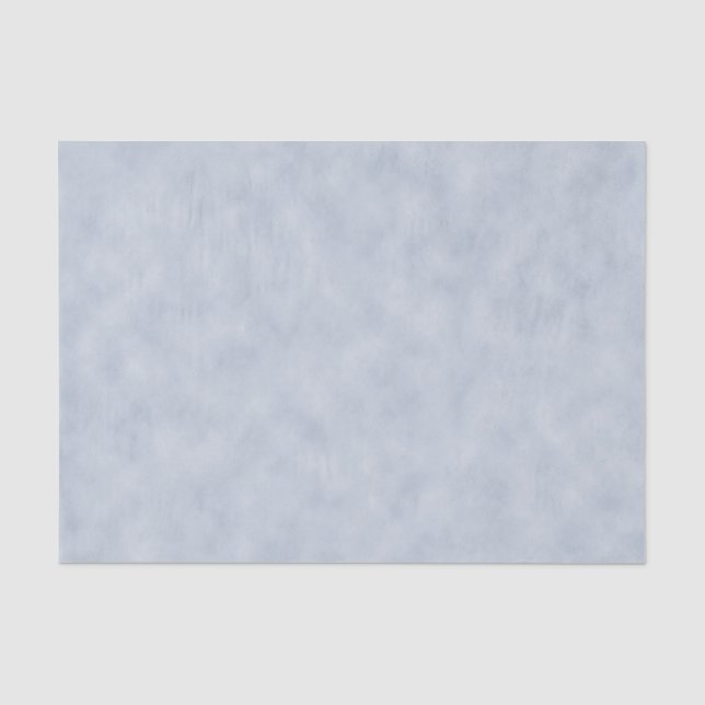 Weich blauer Pergament-Look Seidenpapier (Vorderseite)