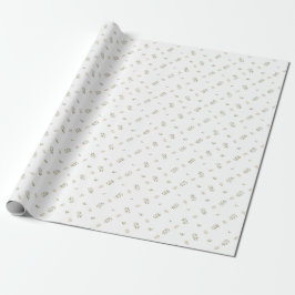 Weich grüner weißer Tan Petite Spielerisches Gesch Geschenkpapier