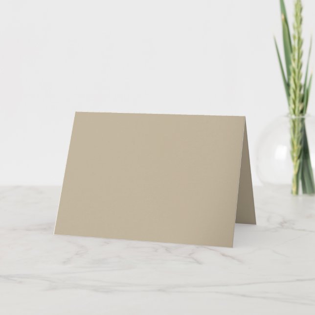 Weich hellbeige Hintergrund - Hochzeitsdesign Einladung (Vorderseite)