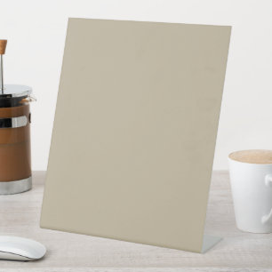 Weich hellbeige Hintergrund - Hochzeitsdesign Sockelschild