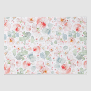 Weich hellrosa Blume Botanisch Seidenpapier