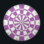 Weich Lila und weiß Dartscheibe<br><div class="desc">Weiche Lila und weiße Dart-Platine</div>