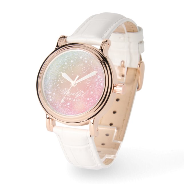 Weich Pastell Chic Armbanduhr (Winkel)