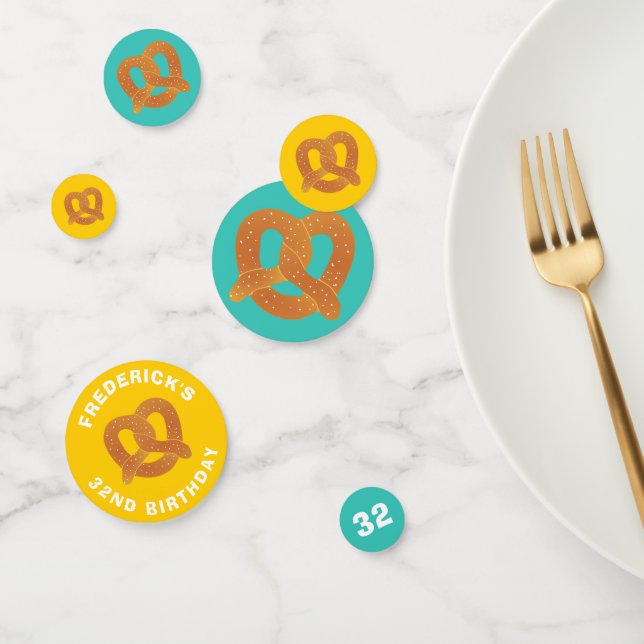 Weich-Pretzel-Geburtstagsparty Konfetti (Gruppe)