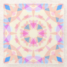 Weich rosa blaue Magic Star Pastellfarben Dekorati Glasuntersetzer