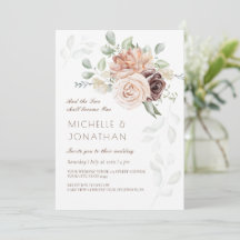 Weich rosa Blume Grüne Christliche Hochzeit