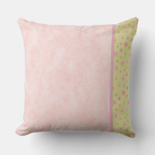Weich rosa Blume Kissen Kissen