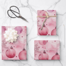Weich rosa Elegance: Weihnachtsschmuck
