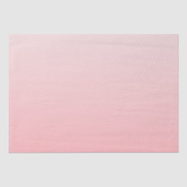 Weich rosa Farbverlauf Seidenpapier (Vorderseite)