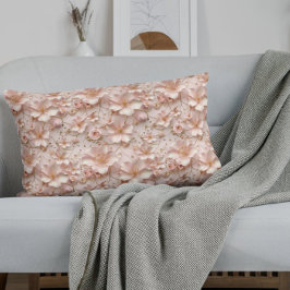 Weich rosa Pastell floral Kissenbezug